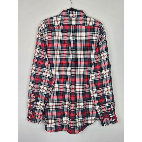 Ralph Lauren Classic Fit Plaid Button Down Shirt Men's XL Red Green Blue Cotton - Picture 2 of 8